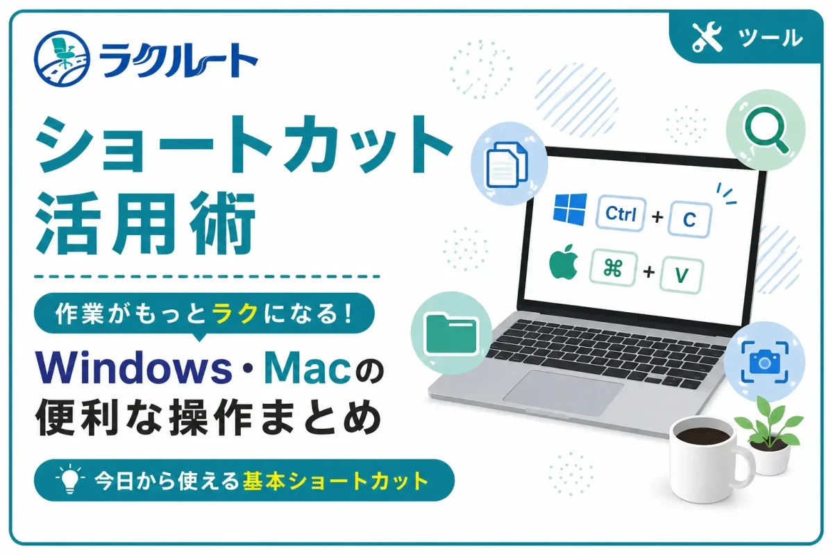 Windows・Macの便利ショートカット集｜仕事を効率化する基本操作